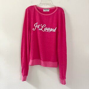 Dream Scene // Pink Soft Jet Lagged Sweater NWT XS